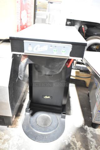 Brand new Curtis TLP Low Profile 18" Automatic Airpot Brewer, black finish, 120V, 1 Phase, minor scratches.
