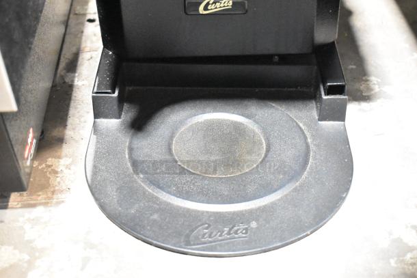 Brand new Curtis TLP 18" Automatic Airpot Brewer, low profile, black finish, 120V, 1 phase, minor scratches and dents.