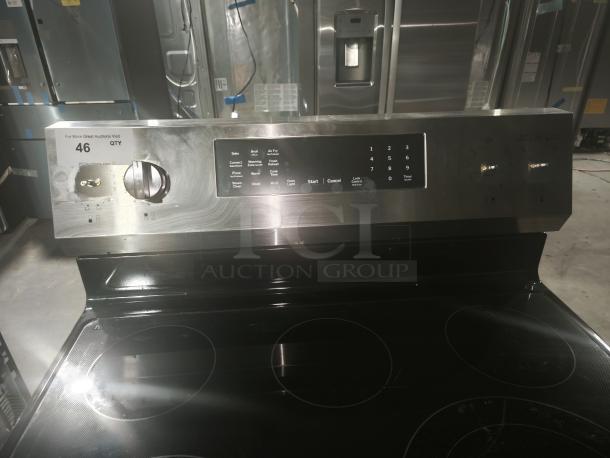 BRAND NEW SCRATCH AND DENT GE® 30" Freestanding Electric Convection Range, Model GRF600AVSS, with Smart/WiFi features.