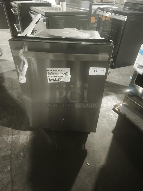 GE 24" Smart Built-In Dishwasher, model PDT795SYVFS, with 3rd rack, UltraFresh System, Microban technology, new condition.