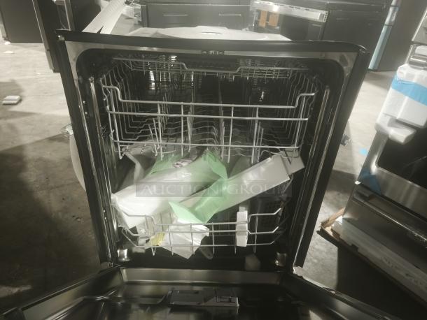 GE 24" Smart Dishwasher PDT795SYVFS with 3rd rack, UltraFresh, Microban® technology. New, packaging visible inside.