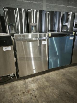 Whirlpool Gold 24" Tall Tub Built-In Dishwasher, model WDT720PADM2, stainless steel finish, new condition, with visible logo.