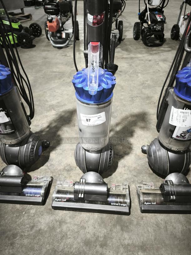 Dyson Ball Multi Floor 2 vacuum (Model UP19) in a showroom, featuring a ball design for maneuverability, in good condition.