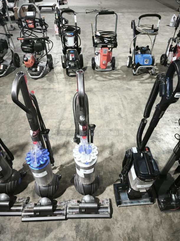 Dyson Ball Multi Floor 2 vacuum, model UP19, in good condition with visible labels, featuring Dyson’s distinctive design.