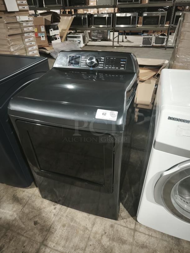GE Profile Smart Electric Dryer, 7.4 cu. ft., front-load, Steam & Sanitize Cycle, Sensor Dry, model PTD70EBPT1DG, excellent condition.