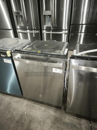 GE 24" smart built-in dishwasher, model PDT795SYVFS, new, top-control, third rack, UltraFresh system, Microban tech.