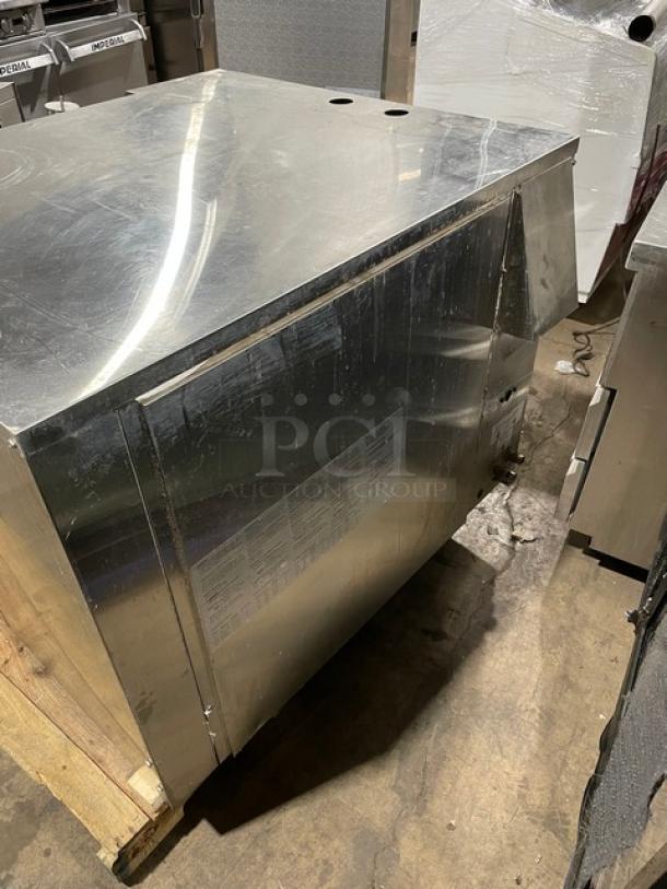 Alto-Shaam CTP720E stainless steel electric combi oven, digital touch controls, 8-pan capacity, with probe, racks, and undershelf stand.