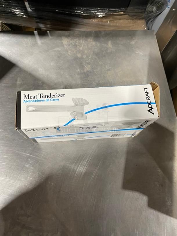 Adcraft MTA10 handheld meat tenderizer, new in box. Heavy cast aluminum, 10-1/2", commercial-grade, Model: MTA-10.