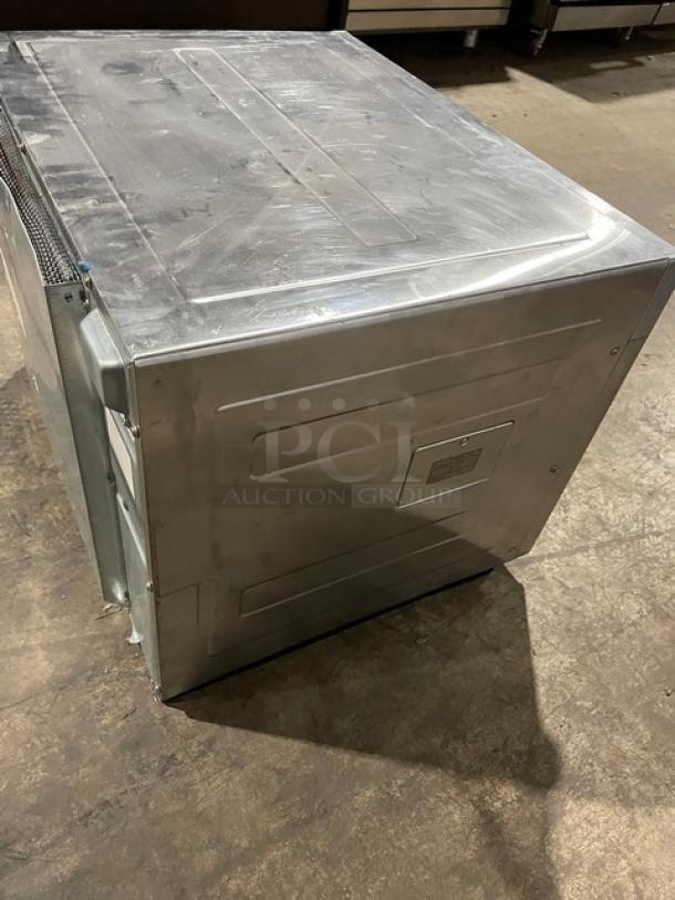 Panasonic Pro II Series NE-2180 commercial stainless steel electric sonic steamer microwave oven. Used condition.