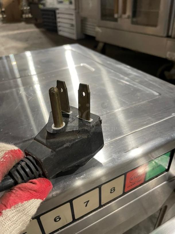 Panasonic Pro II Series Sonic Steamer Microwave Oven Model NE-2180, stainless steel, commercial use, electronic controls.