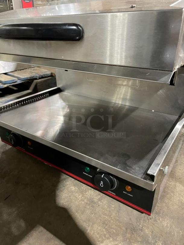 Cookline ES4000L stainless steel salamander broiler, electric-powered, adjustable, 240V, model 2024, SN: 2312029133.