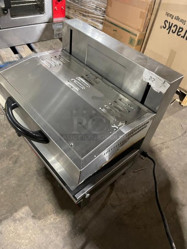 Cookline ES4000L stainless steel salamander broiler, electric-powered, 2024 model, adjustable, SN: 2312029133, 240V.