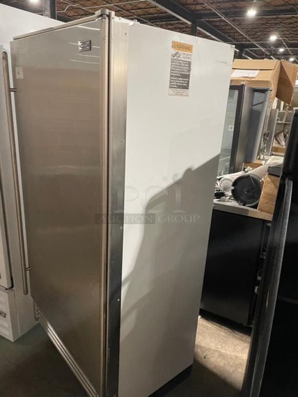 Sub-Zero 601RS commercial stainless steel single door reach-in refrigerator, model 601R/S, in good condition.