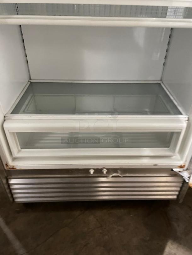 Sub-Zero 601RS commercial stainless steel refrigerator, single door, model 601R/S, SN: M1575697, used condition.