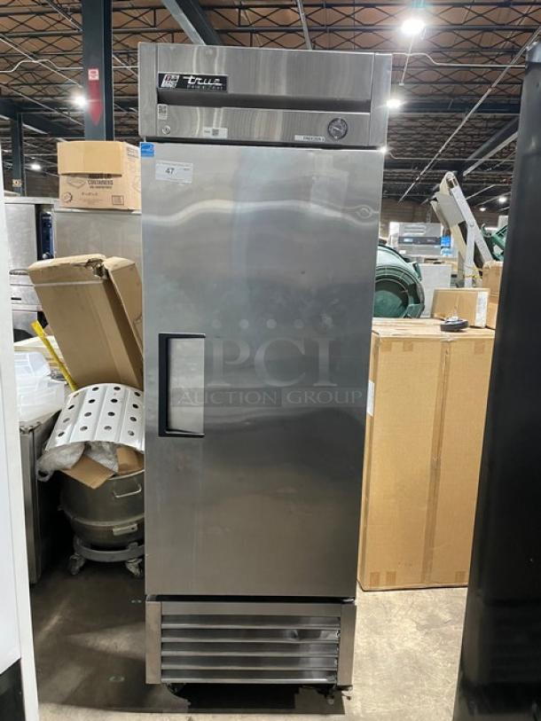 True T-23F Stainless Steel Single Door Reach-In Freezer on Casters, Energy Star Certified, Model: T-23F, SN: 7831334, 115V.