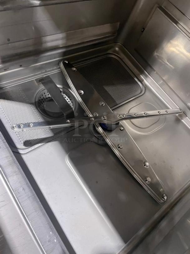 Hobart Advansys LXER commercial stainless steel high-temp undercounter dishwasher. Model LXER, Energy Star, new condition.