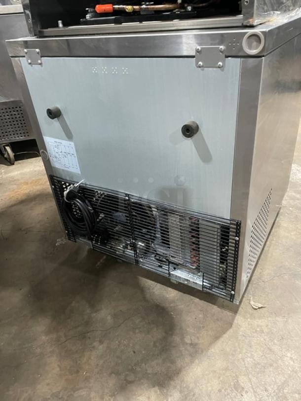 Turbo Air M3 Series MUR-28 undercounter refrigerator, stainless steel, with poly coated rack, on casters, 115V.