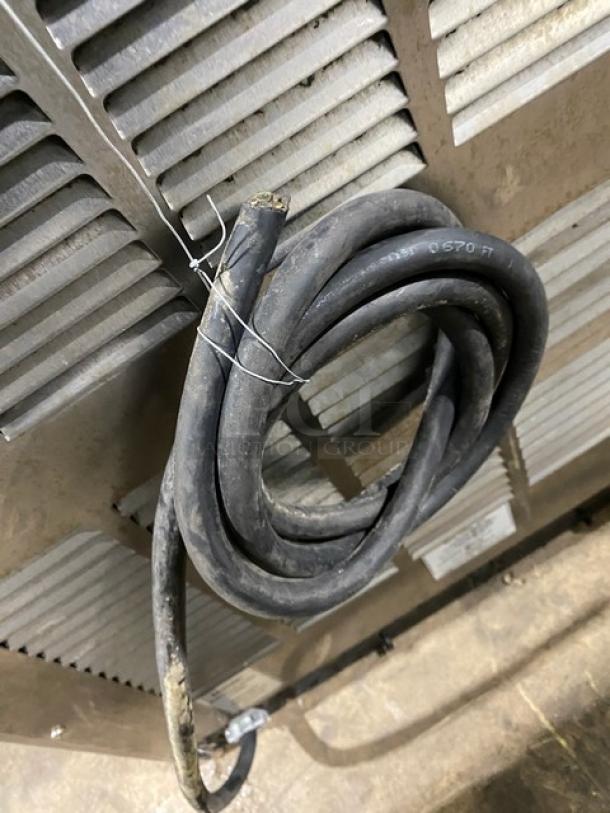 FBD 4-flavor Icee/Slushy Dispenser, stainless steel. Includes electric power cable. Model SN: 12020200. Good condition.