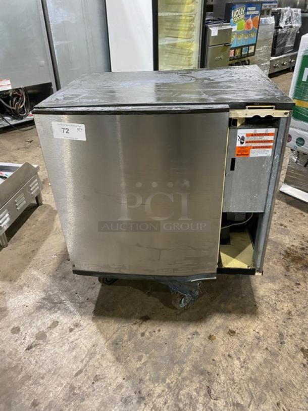 Manitowoc SY0854A stainless steel ice machine head, electric, air-cooled, 208-230V, 1 phase, commercial use.
