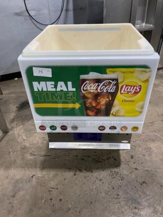 Cornelius Subway Style Commercial Electric Powered Countertop 8-Flavor Carbonated Beverage/Ice Dispenser! With Push Button Control! Model: ED250-BCZ SN: 62A0523ED243! 115V 1 Phase! - Item #1218735