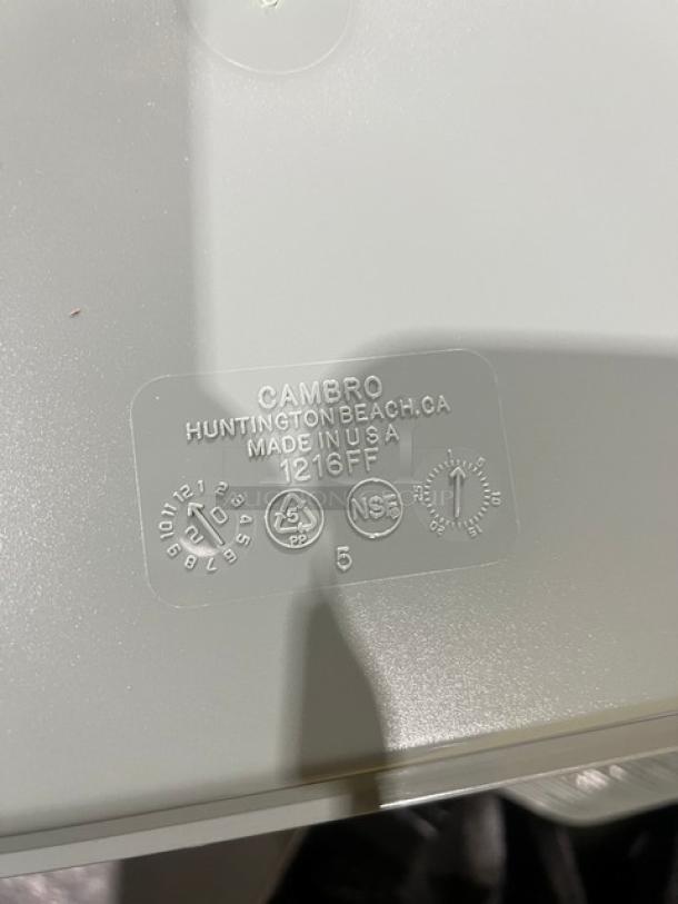 Cambro Pearl Gray 12"x16" tray, Model 1216FF, fast food/serving tray. Made in USA. NSF certified. In good condition.