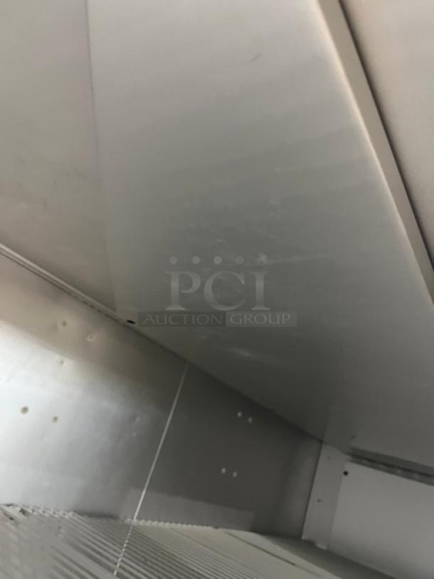 Traulsen G-Series stainless steel commercial freezer interior with poly coated wire rack. Model: G31010.