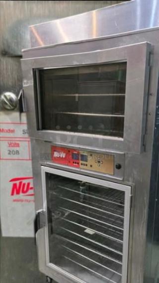 Nu-Vu Toastmaster SUB-123P electric convection oven/proofer combo in outstanding condition, 208V 3PH, fully tested.