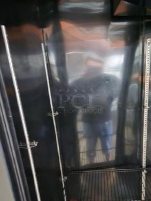 Bush Refrigeration FS52GD double glass door display refrigerator in outstanding condition, tested and fully working.