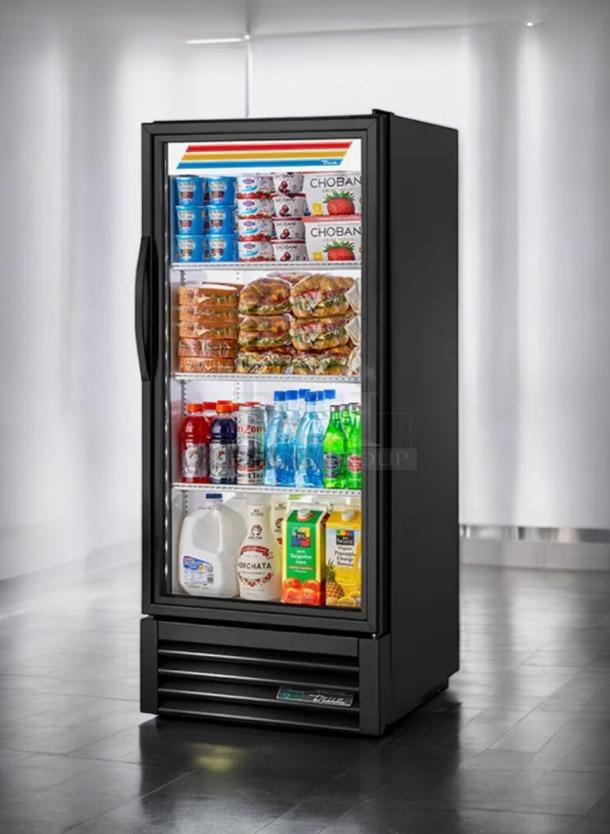 True GDM-10-58-HC-LD Coca-Cola glass display refrigerator, top-tier condition, 115V, fully tested and working.