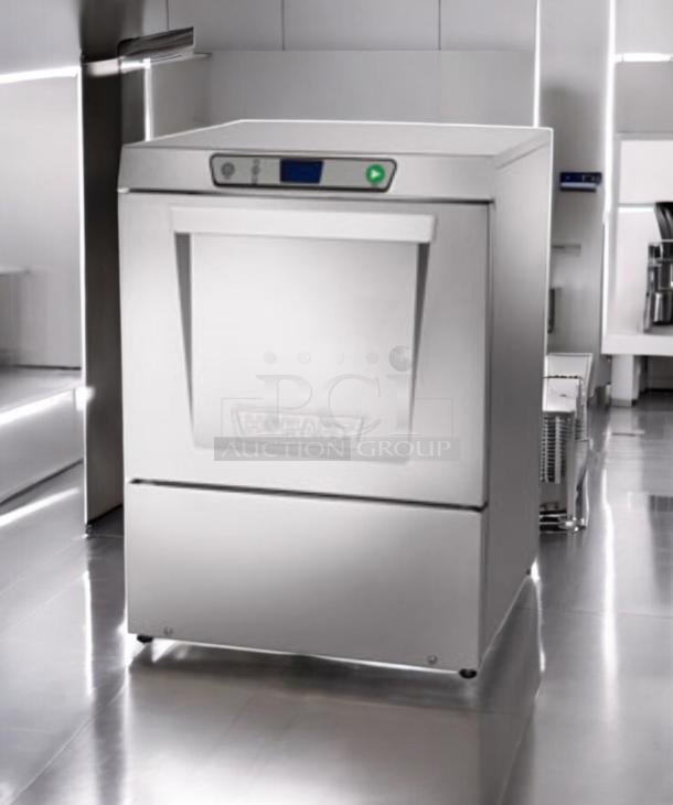 Pristine Hobart LXPH commercial undercounter dishwasher, 208-240V, high-temp, fully tested, like new condition.