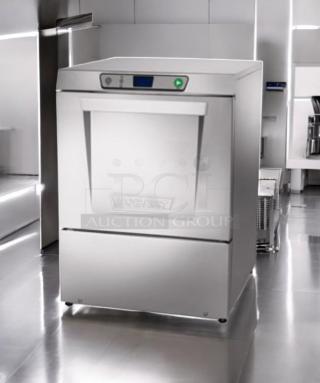 Pristine Hobart LXPH commercial undercounter dishwasher, 208-240V, high-temp, fully tested, like new condition.