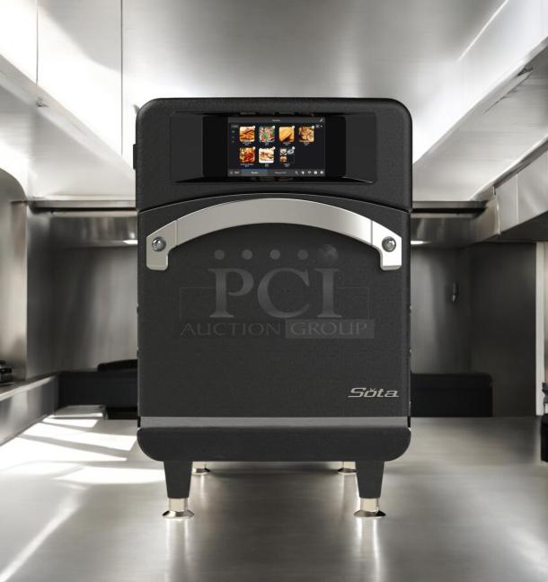 TurboChef NGo high-speed rapid cook oven, fully tested, in first-rate condition, 208/240V, touchscreen display.