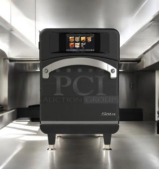 TurboChef NGo high-speed rapid cook oven, fully tested, in first-rate condition, 208/240V, touchscreen display.