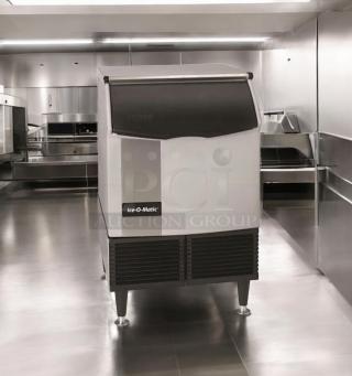 Ice-O-Matic ICEU220HA3 undercounter ice machine, air-cooled, excellent condition, includes storage bin, 115V, fully tested.