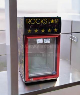 Superb Condition – Rockstar Countertop Beverage Cooler / Merchandiser – 115V – Fully Tested & Working! - Item #1217937