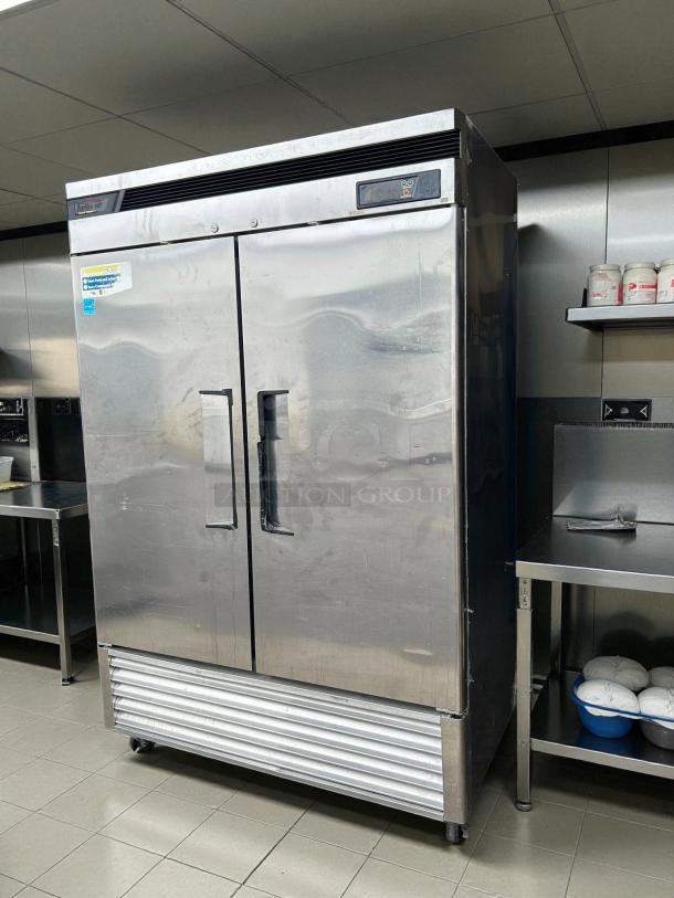 Turbo Air TSF-49SD-N Super Deluxe 54" solid door reach-in freezer, excellent condition, tested, stainless steel exterior.