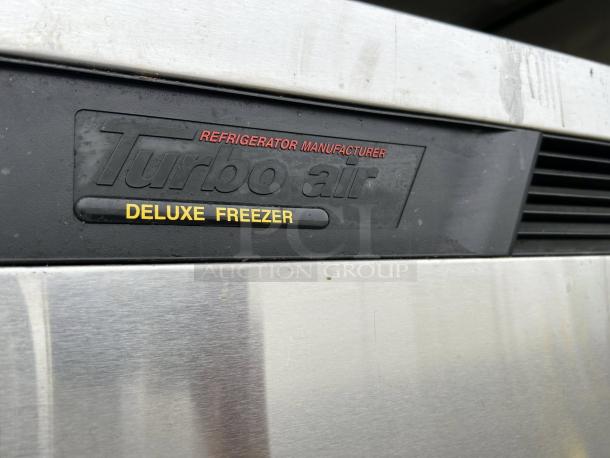 Turbo Air TSF-49SD-N Super Deluxe 54" reach-in freezer, solid doors, visible brand label, tested and working condition.