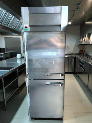 Amazing Find -  McCall MODEL 1-102001 Single Split Door Reach In Refrigerator - Tested and Working! - Item #1218422