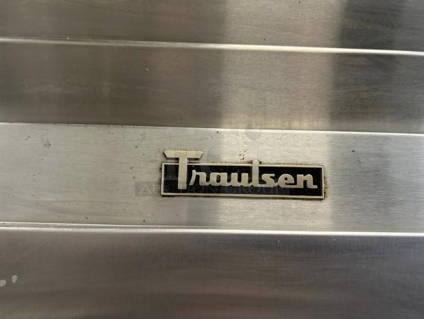 Traulsen G10010 30" G Series refrigerator, stainless steel, solid door, right-hinged. Tested and working. Traulsen logo visible.