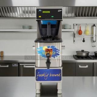 Curtis TBP 3 gal low profile brewer, excellent condition, digital programming, 120v, tested and working, "iced tea" label.