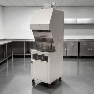 Excellent Condition - Giles WOG-MP-VH Electric Fryer - (1) 70 lb Vat, Floor Model, 208v/3ph - Tested and Working! - Item #1218438