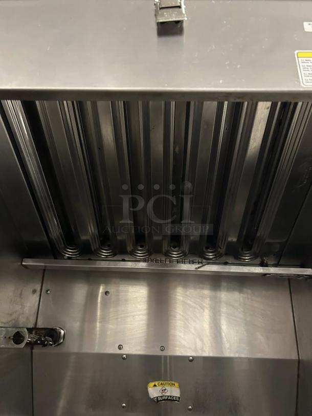 Giles WOG-MP-VH electric fryer, excellent condition, 70 lb vat, floor model, 208v/3ph, tested/working, interior view.