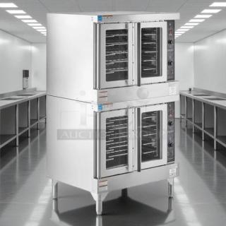 Amazing Find - Wolf by Vulcan WC44GD-11D3 Double Deck Full Size Natural Gas Convection Oven - Tested and Working! - Item #1218441