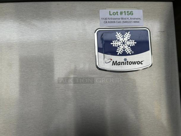 Manitowoc Ice IY-0906A Indigo™ Half Cube Ice Machine, brushed stainless steel, lot #156 tag, tested and working.