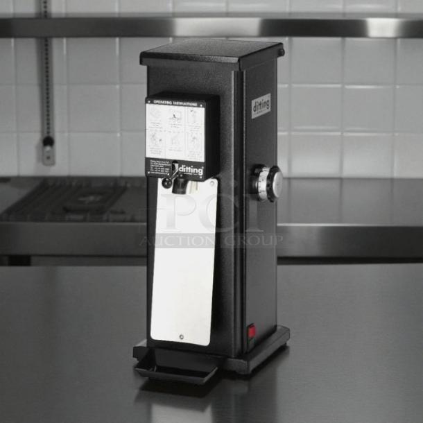 Ditting KR1203 Commercial Coffee Grinder, excellent condition, fully tested and working, featuring operating instructions.