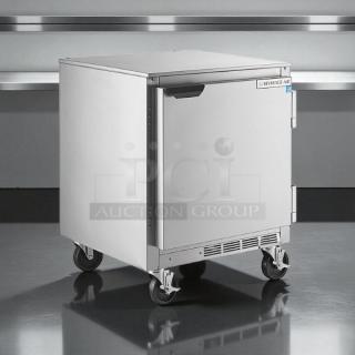 Beverage-Air UCR27HC undercounter refrigerator in great condition, 27" shallow depth, low profile, tested and working.