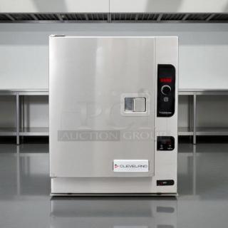 Cleveland 22CET6.1 SteamChef™ countertop steamer, holds 6 pans, stainless steel, tested and working, 208v/1ph.