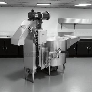 Hobart WPS1260 WastePro 1260 lb/day pulper, stainless steel, motorized drain valve, tested and working condition.