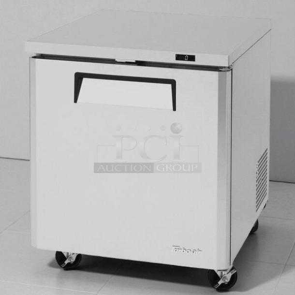 Turbo Air MUF-28-N M3 Series 28" undercounter freezer, great condition, tested and working, on casters for mobility.