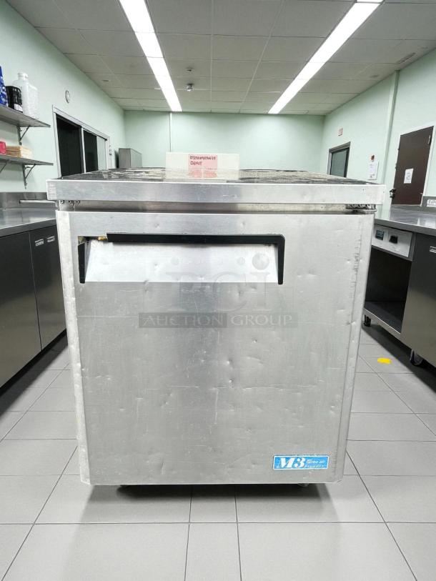 Turbo Air MUF-28-N M3 Series 28" undercounter freezer in great condition; stainless steel exterior; tested and working.
